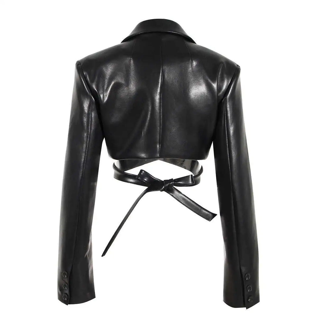 Stylish Steampunk Leather Jacket