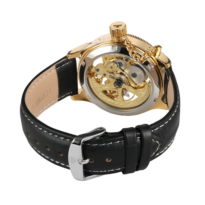 Steampunk Wristwatch With Chain