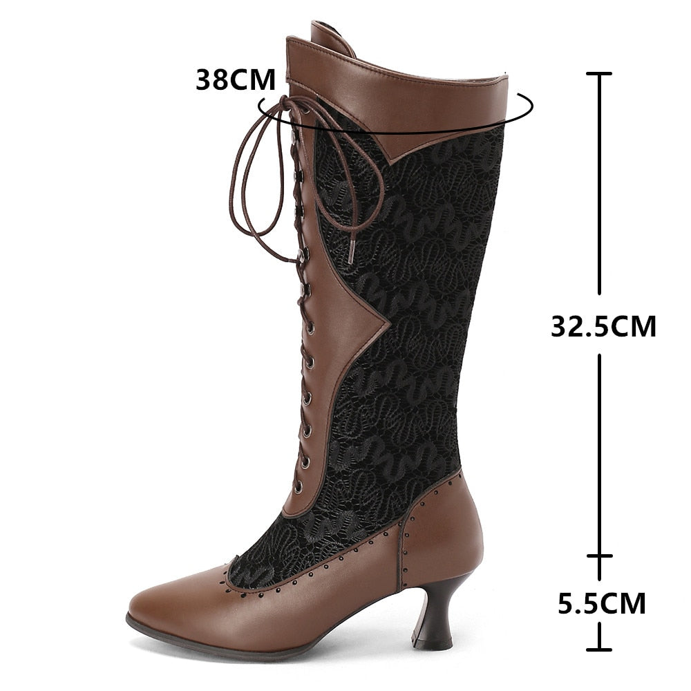 Neo Victorian Steampunk Boots