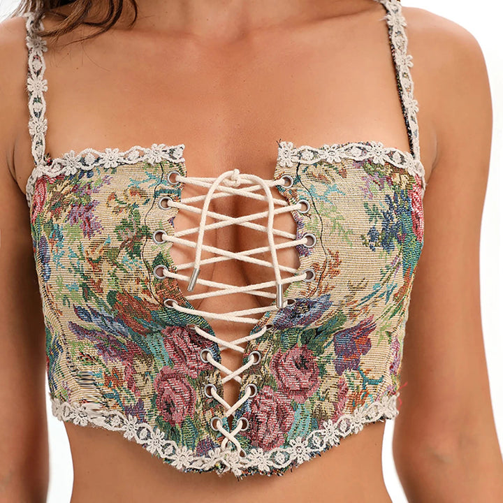 Flower Victorian Corset