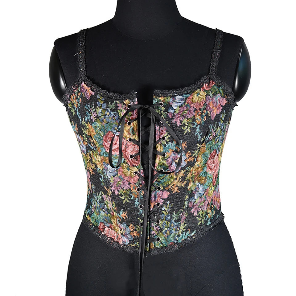 Flower Victorian Corset – Steampunkstyler
