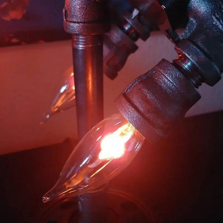 Steampunk Rocket Lamp