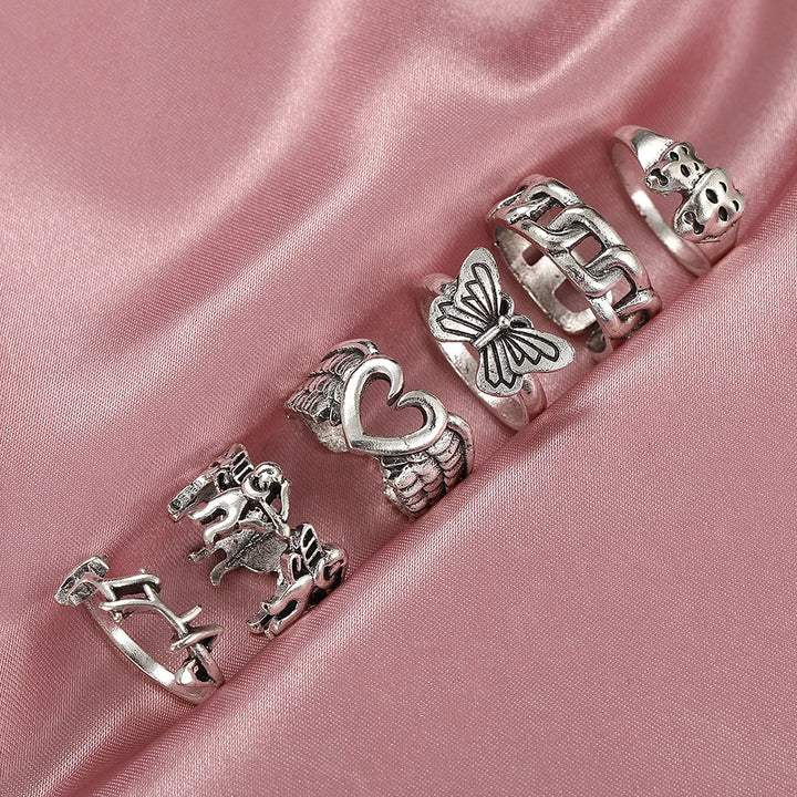 Set Of Steampunk Rings For Women