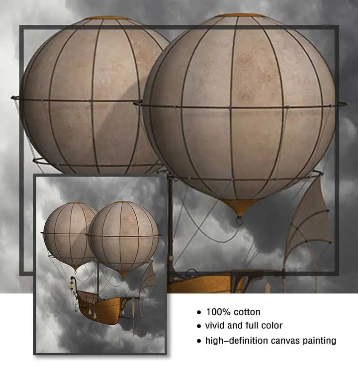 Set Of Steampunk Wall Art Posters quality
