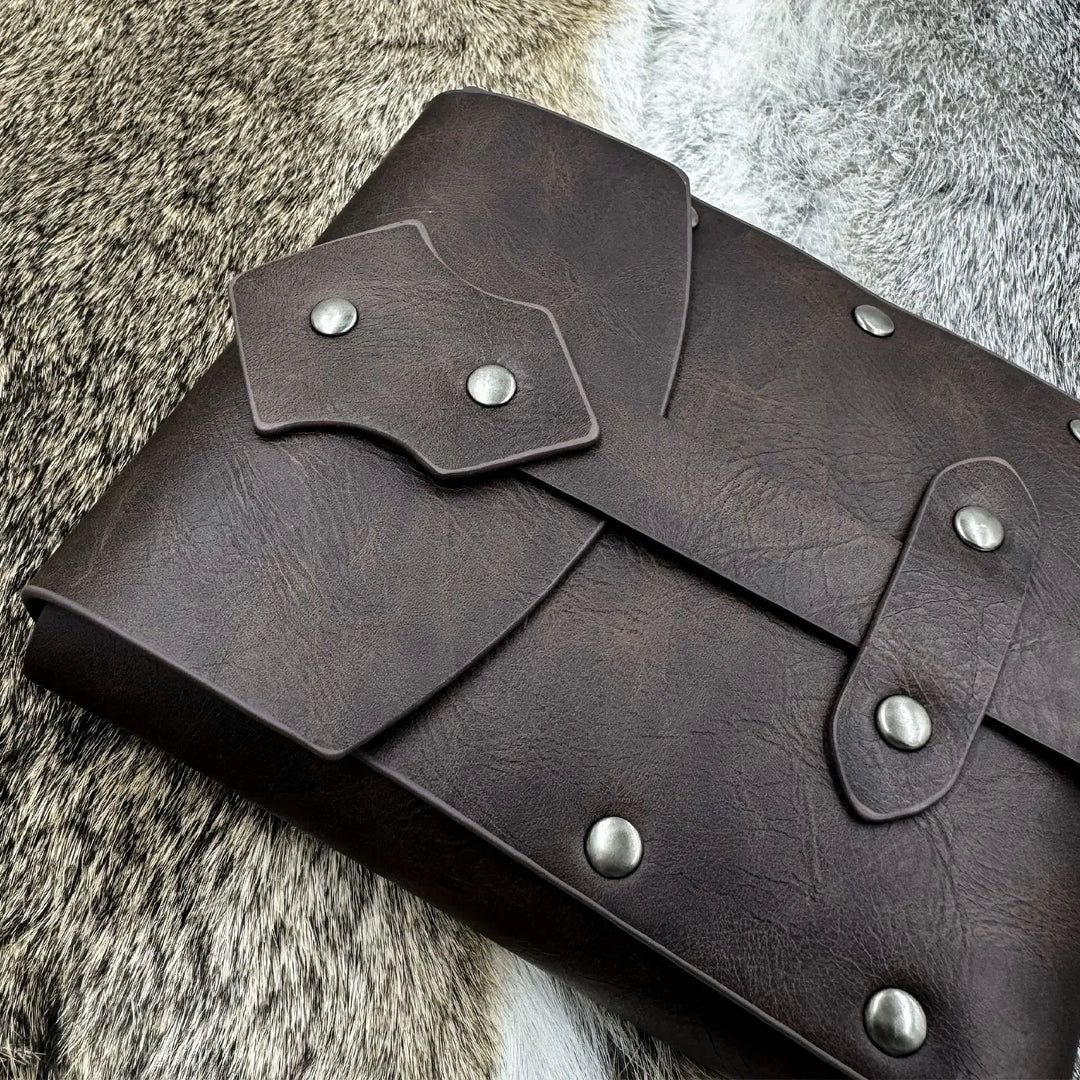 Set of Riveted Medieval Steampunk Bags elegant