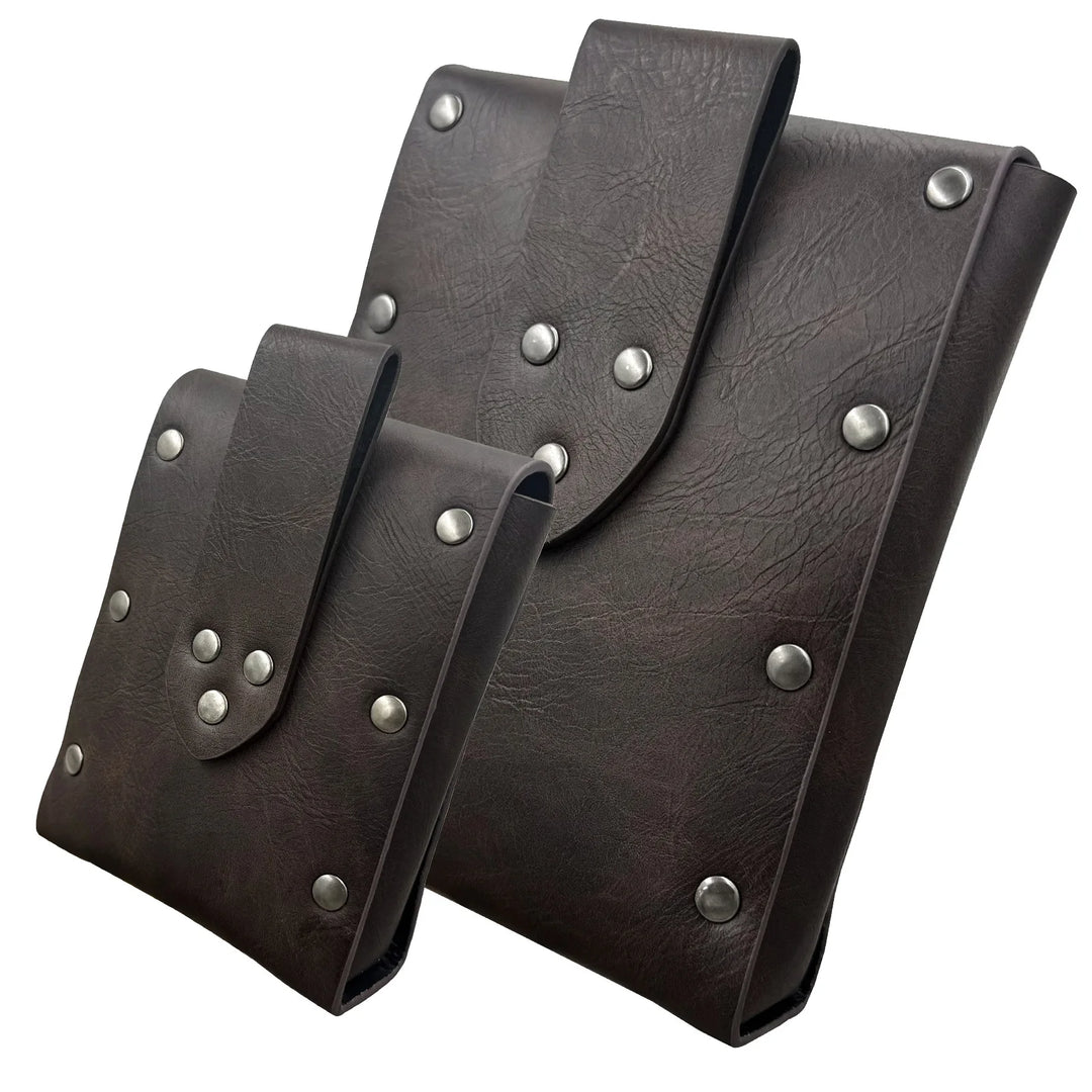 Set of Riveted Medieval Steampunk Bags tendance