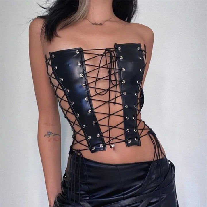 Sexy Gothic Steampunk Lace Lingerie bold