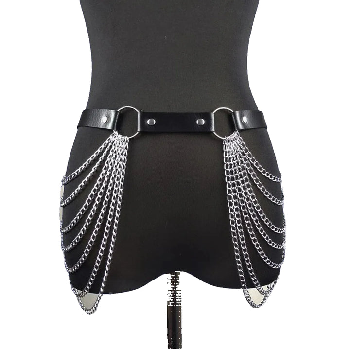 Sexy Steampunk Belt with Chains Stylish