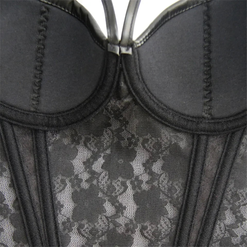 Sexy Steampunk Lace Corset refined