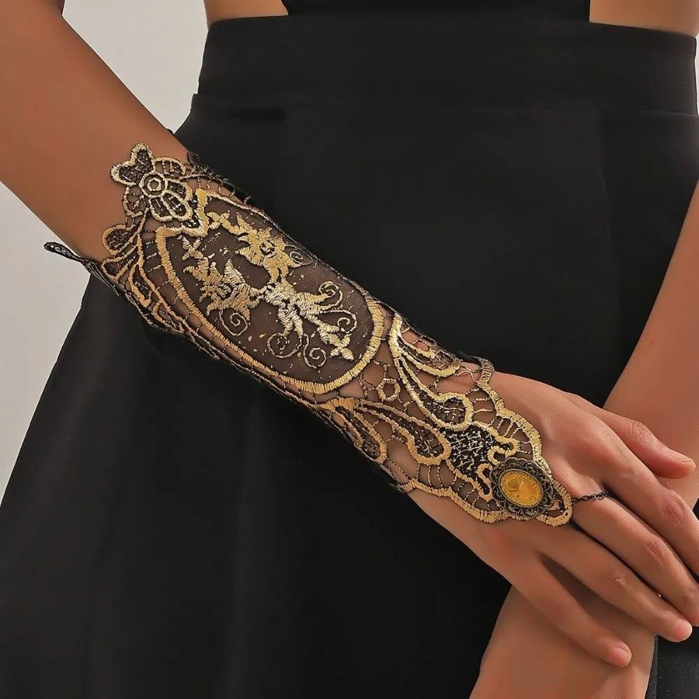 Sexy Vintage Steampunk Gloves