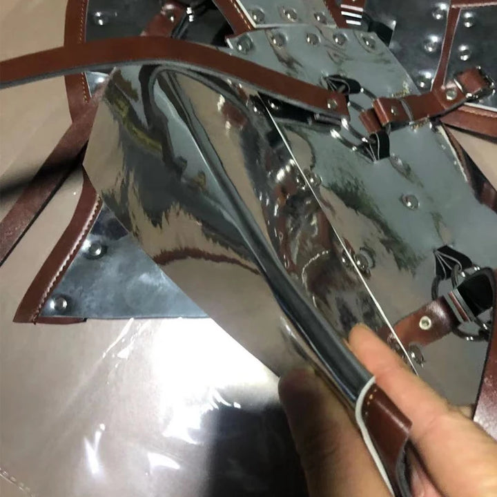 Silver Steampunk Arm Armor