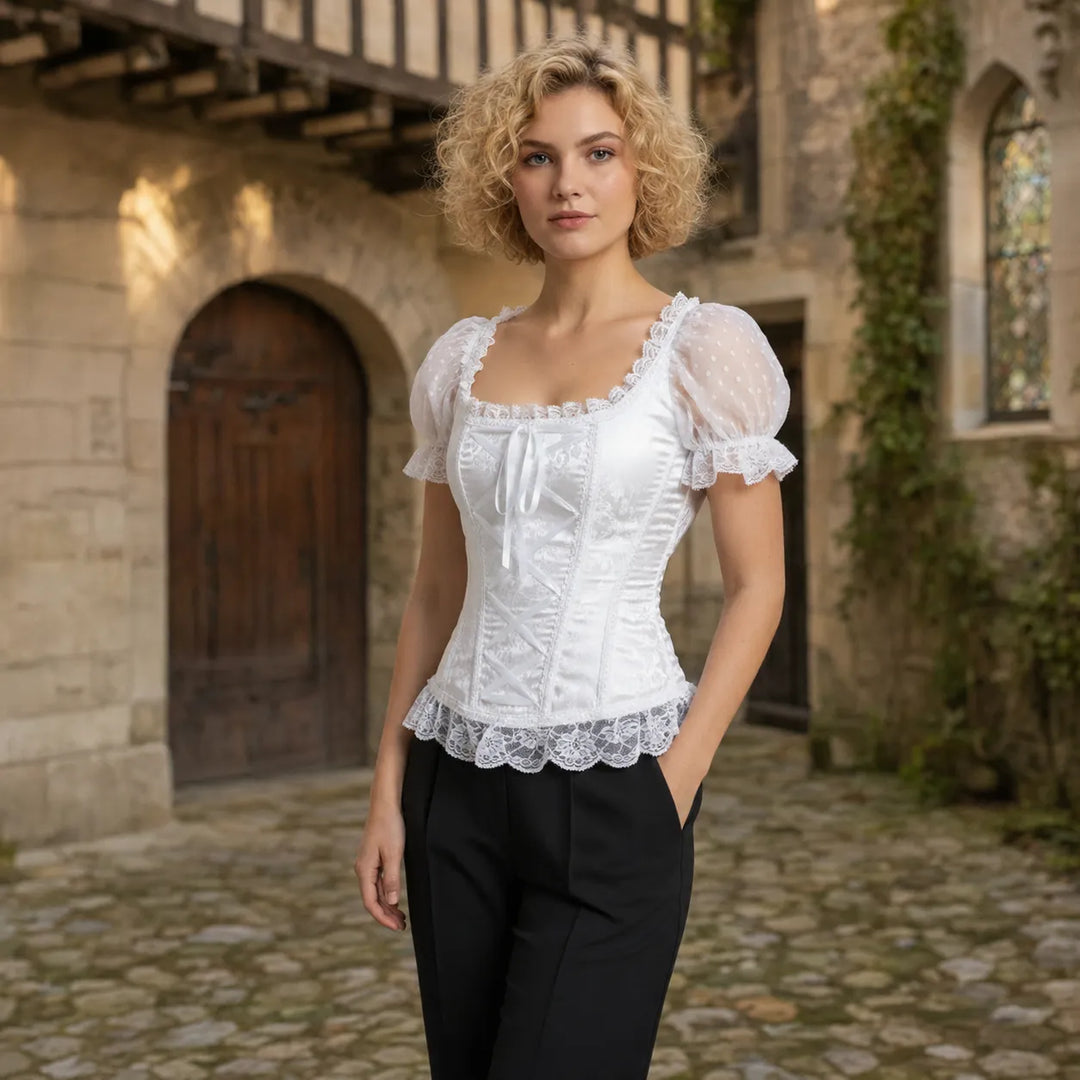 Short-Sleeved Steampunk Lolita Shirt