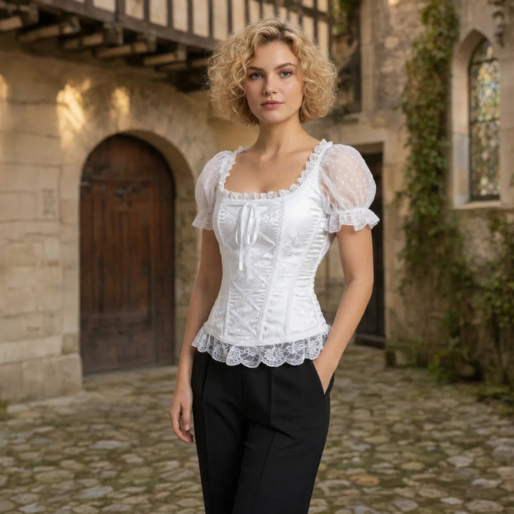 Short-Sleeved Steampunk Lolita Shirt