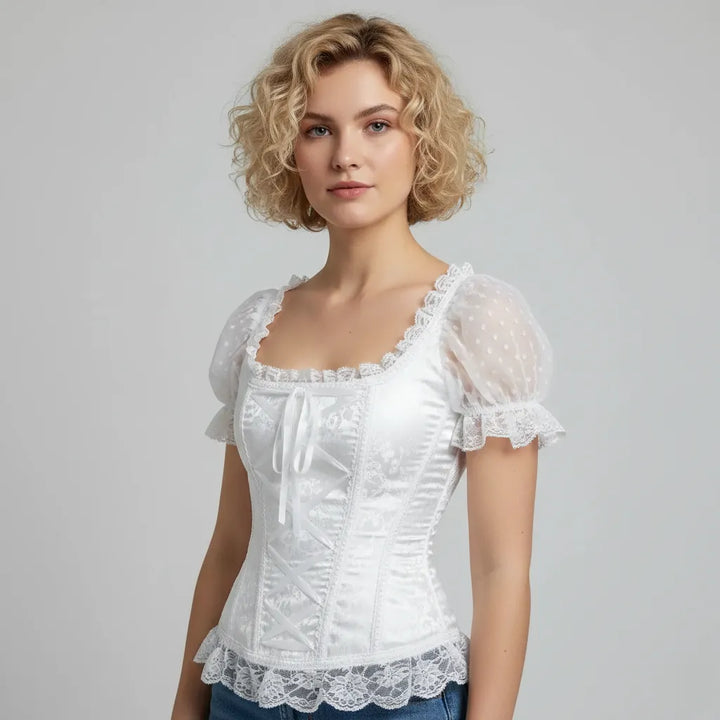 Short-Sleeved Steampunk Lolita Shirt