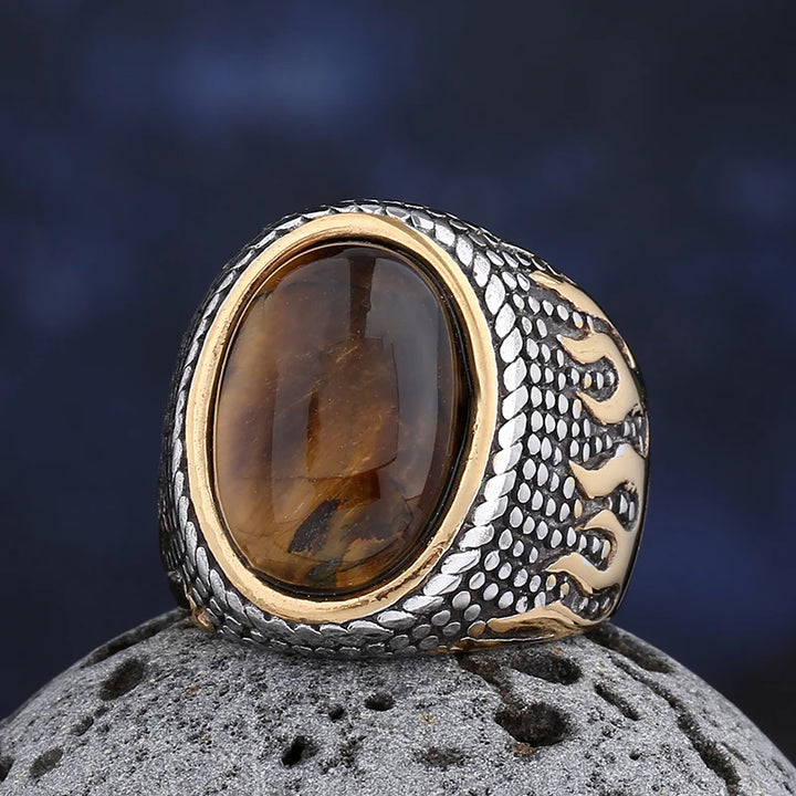 Silver And Gold Steampunk Ring