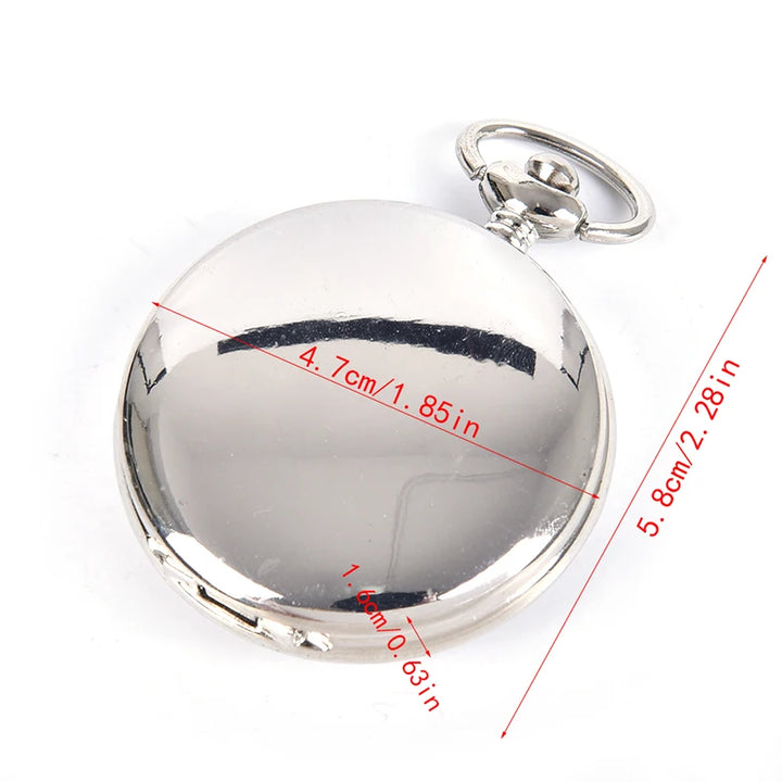 Silver Steampunk Compass durable