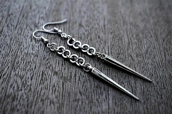Simple Steampunk Dangling Earrings chic