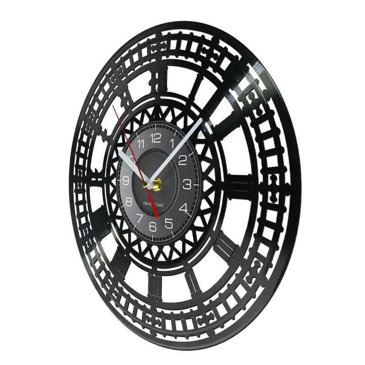 Sleek Gothic Steampunk Clock vintage