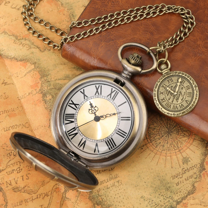Sleek Retro Steampunk Pocket Watch elegant