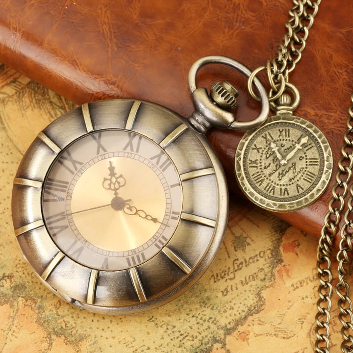 Sleek Retro Steampunk Pocket Watch