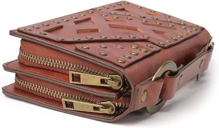 Sleek Steampunk Wallet durable