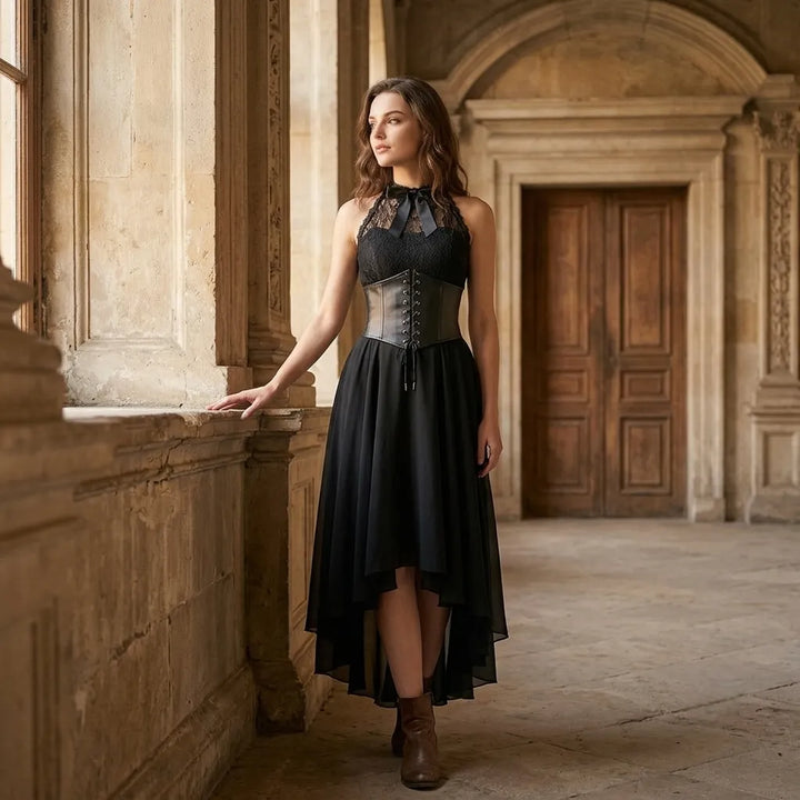Sleeveless Victorian Steampunk Dress