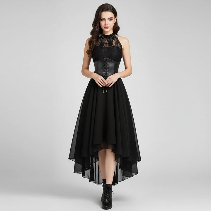 Sleeveless Victorian Steampunk Dress