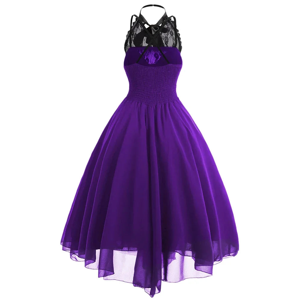 Sleeveless Victorian Steampunk Dress unique