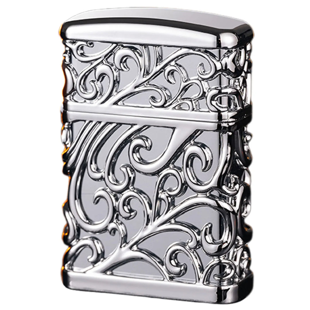 Steampunk-Patterned Lighter argent