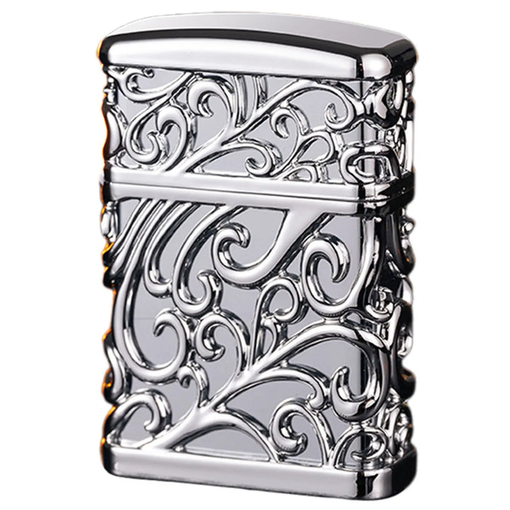Steampunk-Patterned Lighter argent