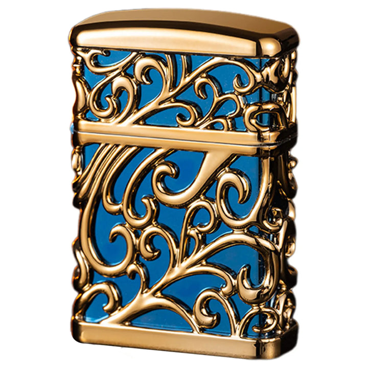Steampunk-Patterned Lighter blue