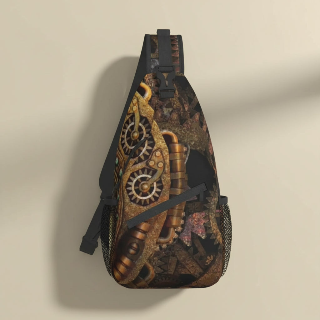 Steampunk-Print Bike Bag