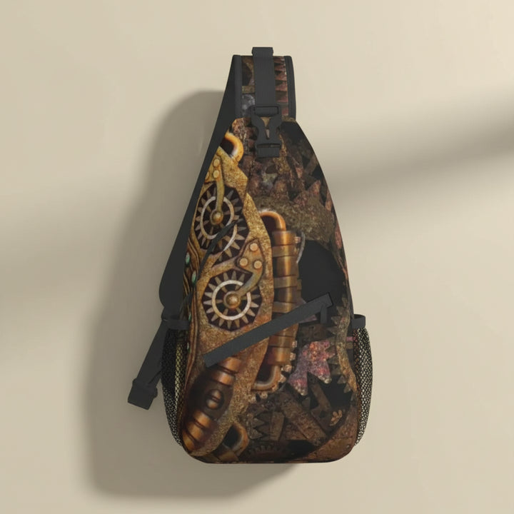 Steampunk-Print Bike Bag