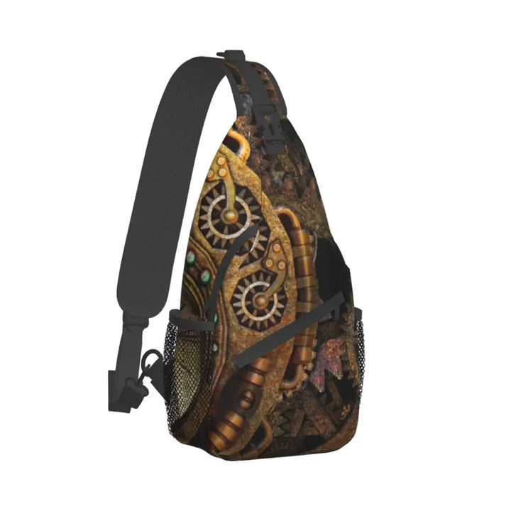Steampunk-Print Bike Bag unique