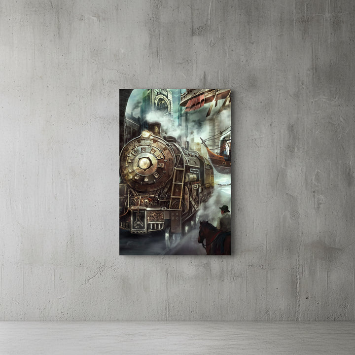 Steampunk-Themed Wall Art Poster