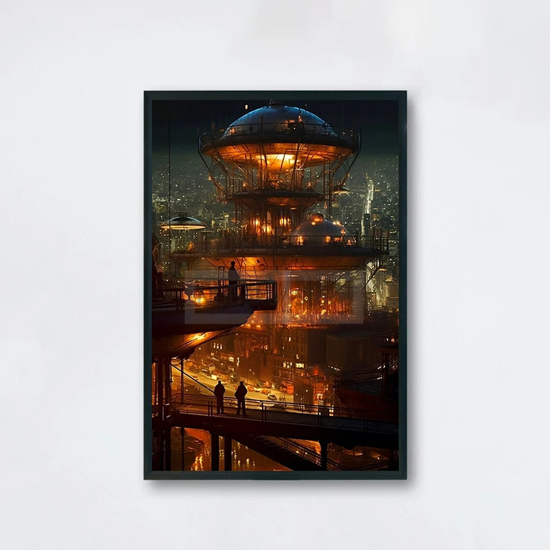 Steampunk-style Wall Art Poster Stylish