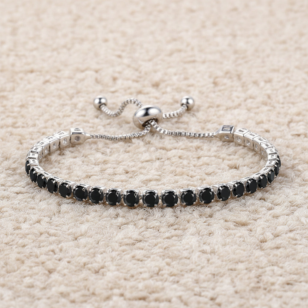 Steampunk Adjustable Zircon Bracelet