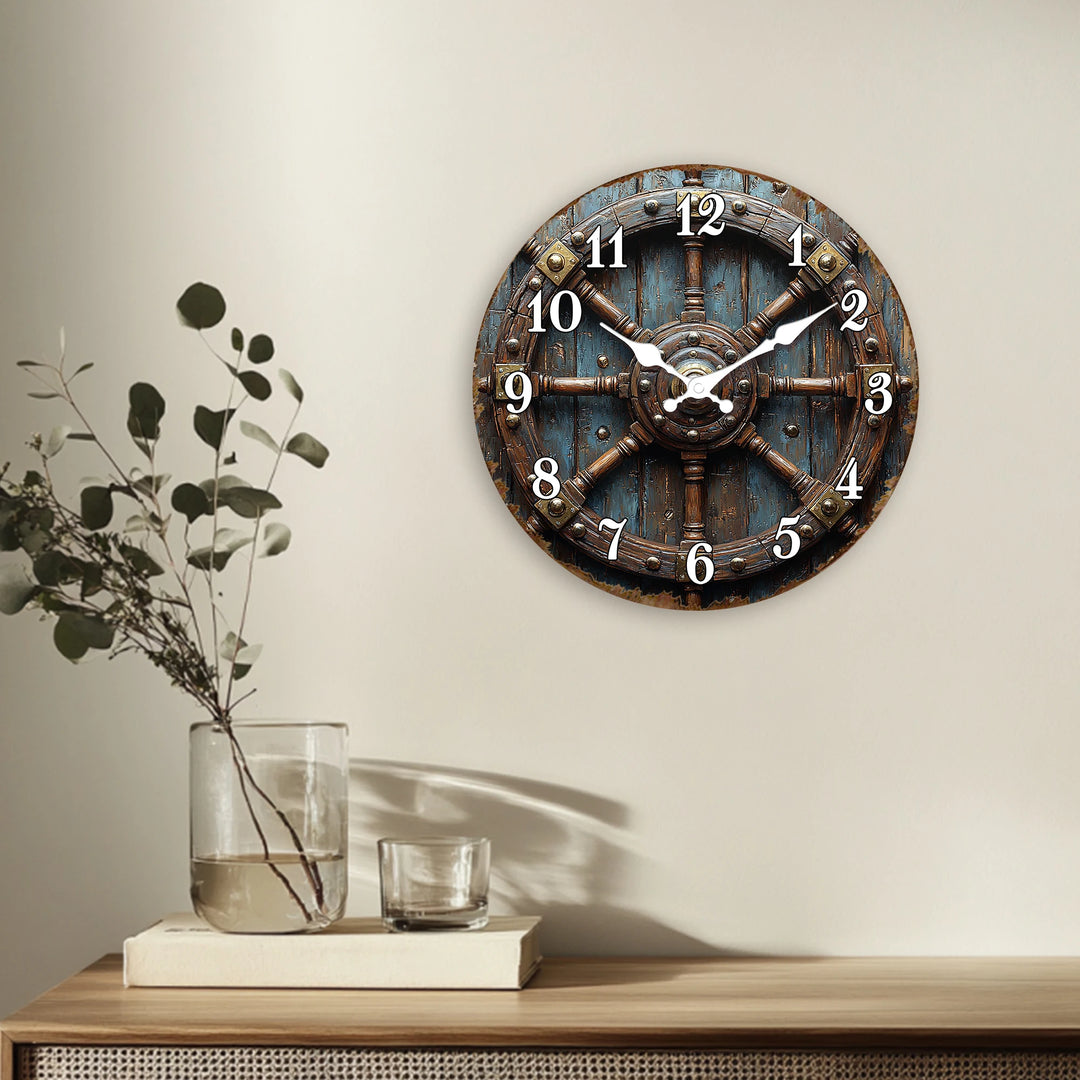 Steampunk Anchor Clock