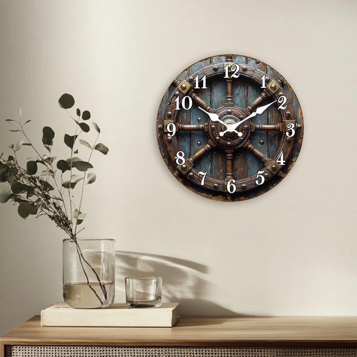 Steampunk Anchor Clock