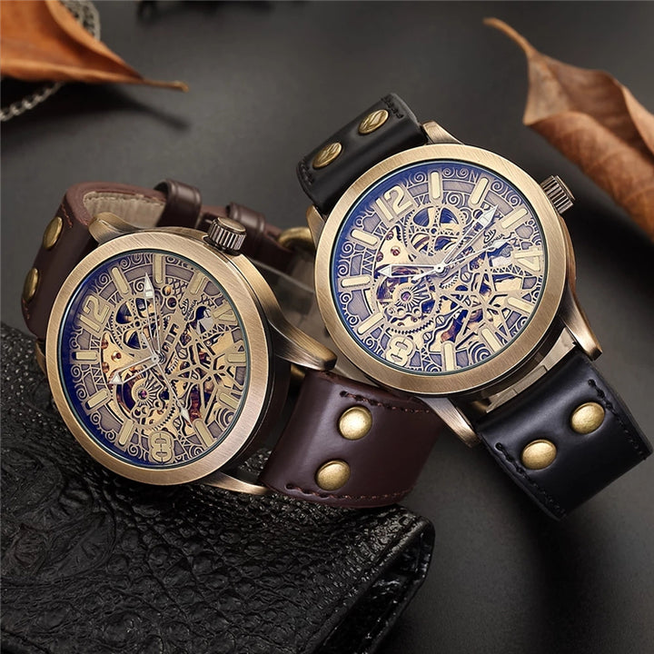 Steampunk Automatic Wind Wristwatch chic