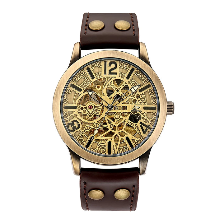 Steampunk Automatic Wind Wristwatch elegant