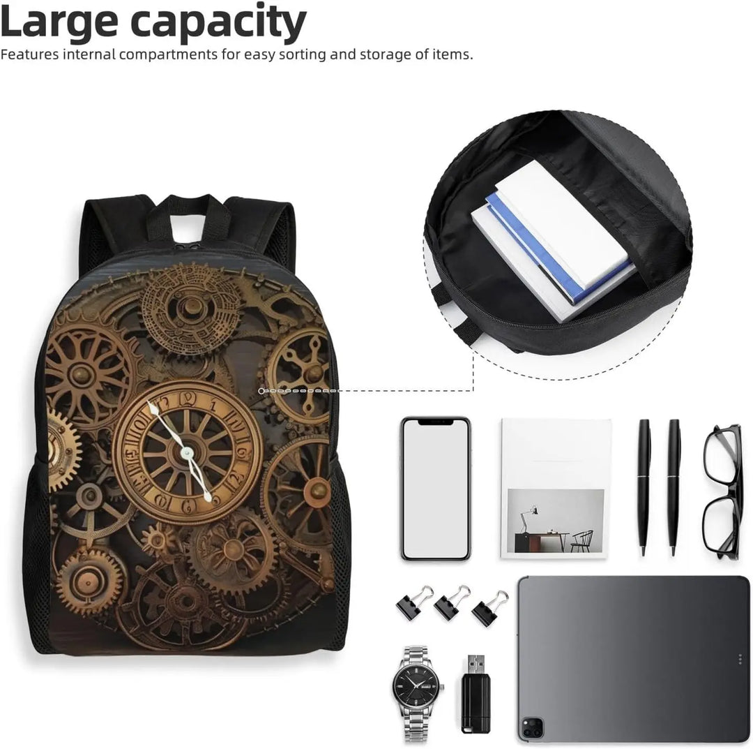 Steampunk Backpack capacity