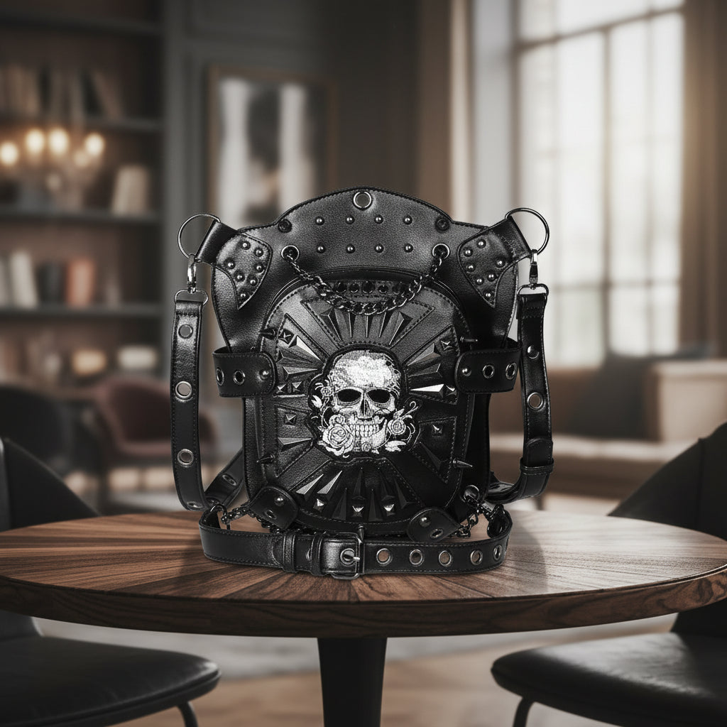 Steampunk Bag Skull Gothic Design