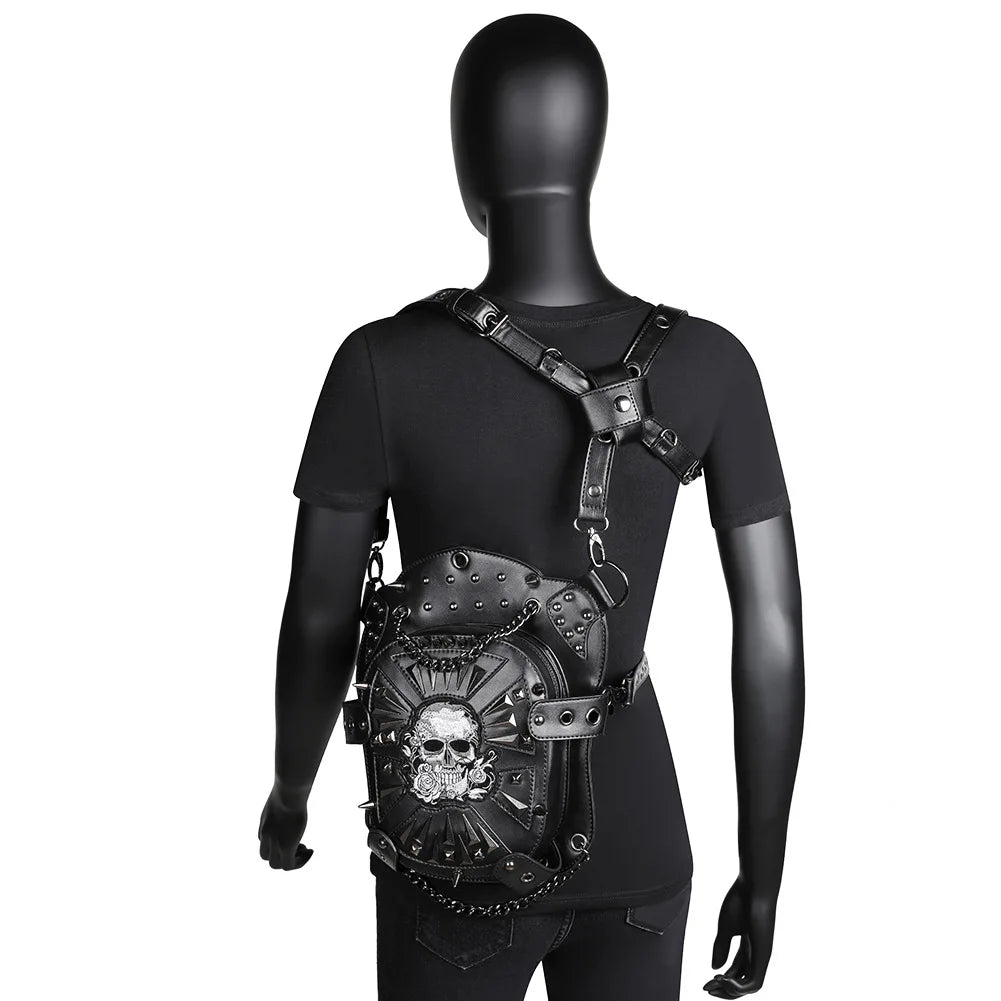 Steampunk Bag Skull Gothic Design fashionable
