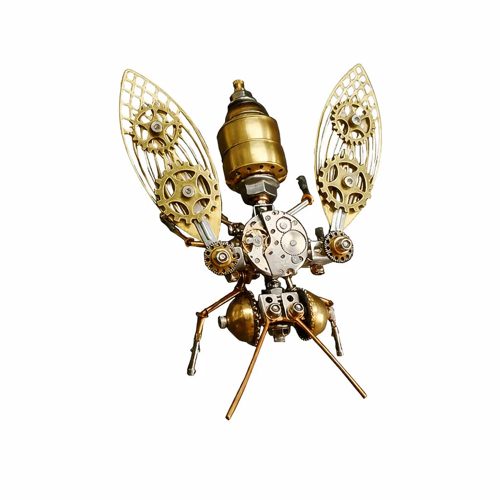 Steampunk Bee Sculpture Insect