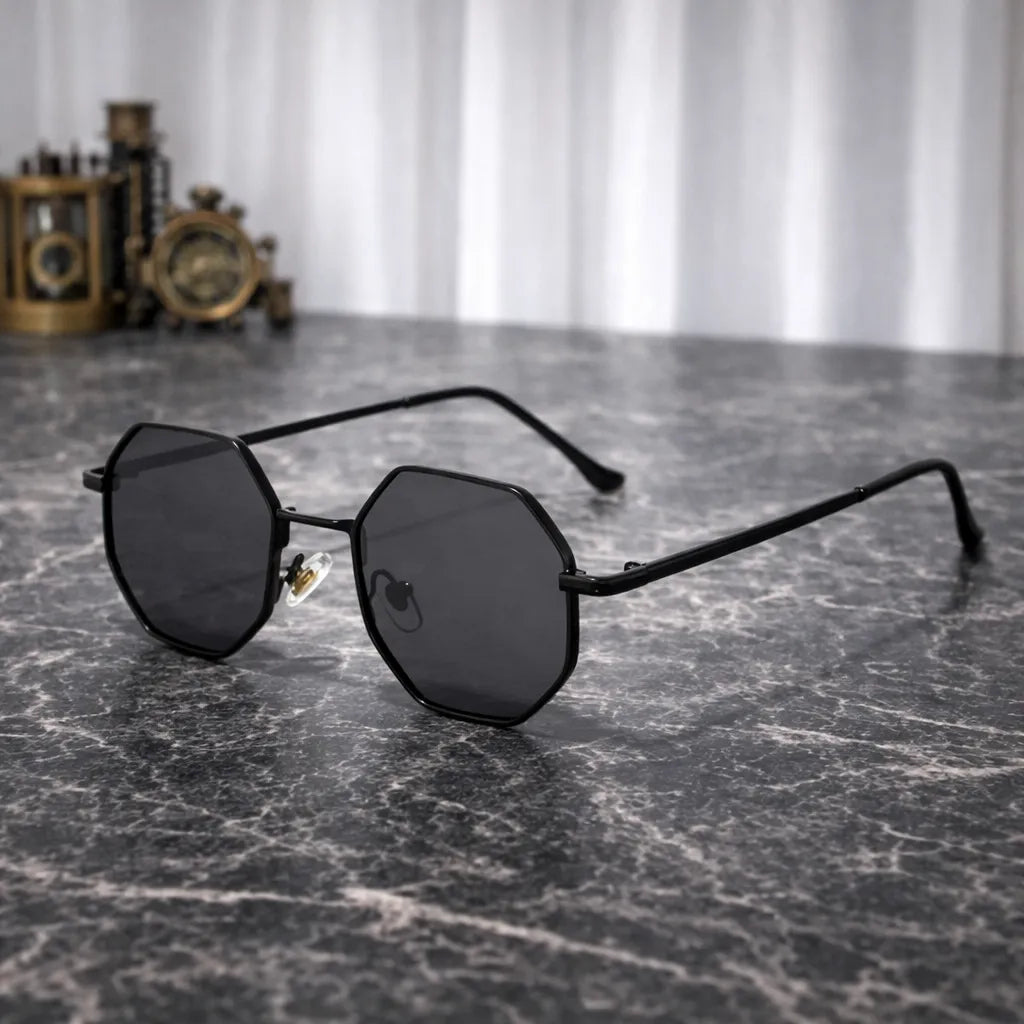 Steampunk Black Sunglasses
