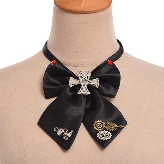 Steampunk Bow Tie With A Cross chic