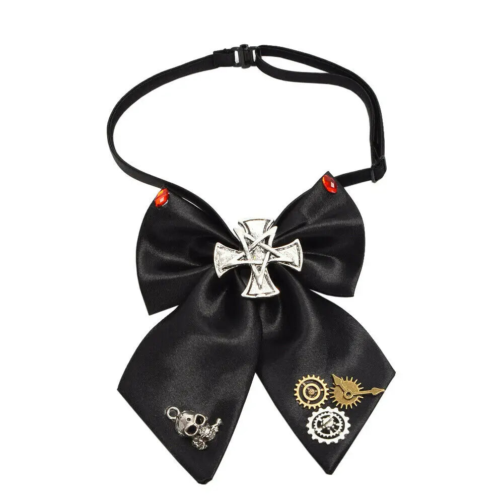 Steampunk Bow Tie With A Cross perfect