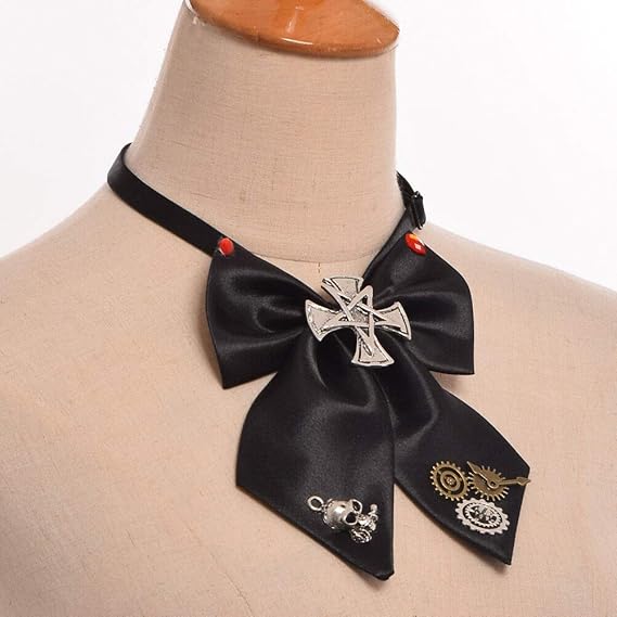 Steampunk Bow Tie With A Cross tendance