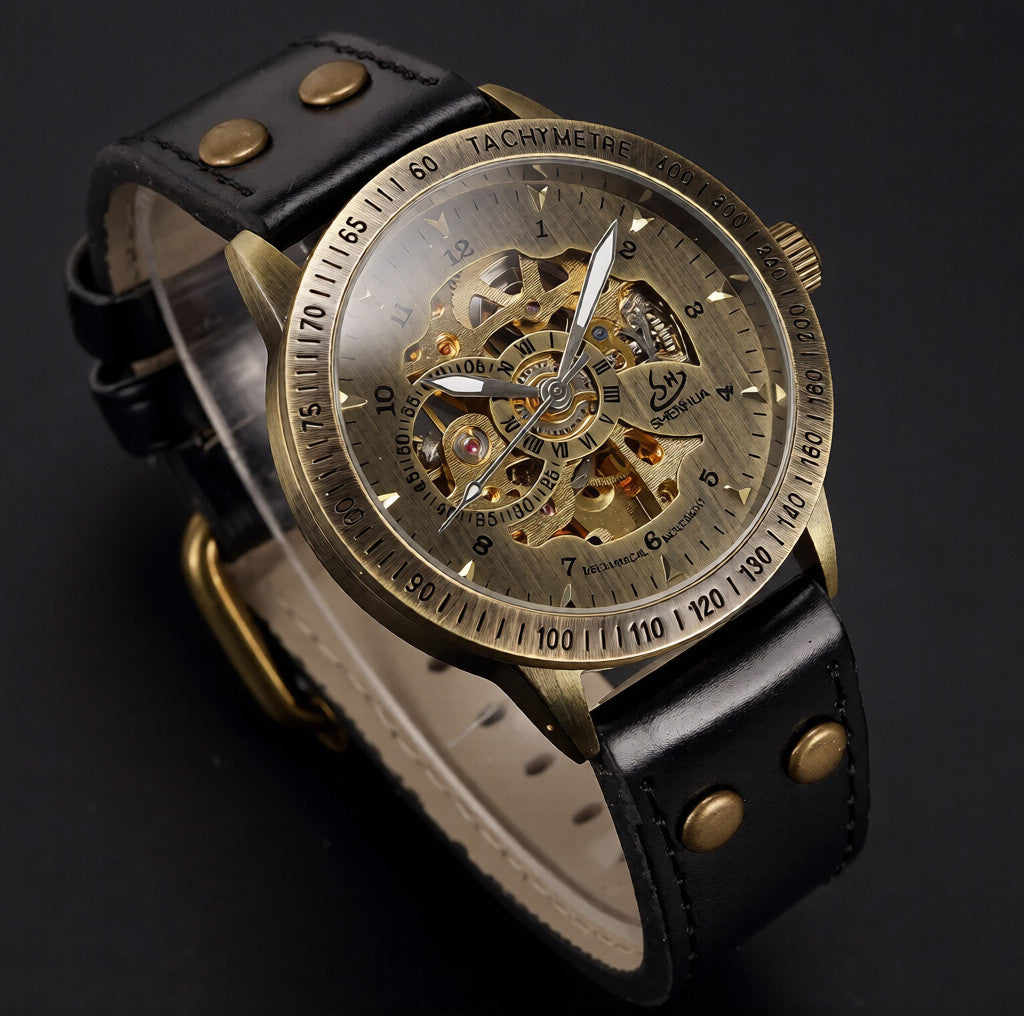 Steampunk Bronze Wristwatch antique